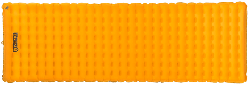 Nemo Tensor Insulated Pad with 4.2 R-value displayed, highlighting its lightweight and compact design for warmth and comfort.