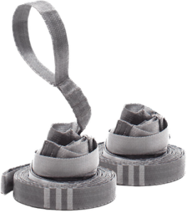 Kammok Python 10 Ultralight Straps, weighing 3.2 oz, designed for hammock setups.