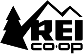REI Co-op logo featuring a stylized tree and mountain.